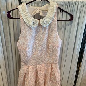 Vintage Pink collared dress